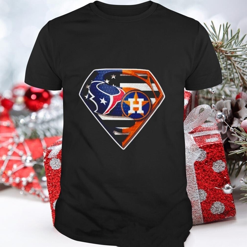 Superman Houston Texans And Houston Texans T-Shirt
